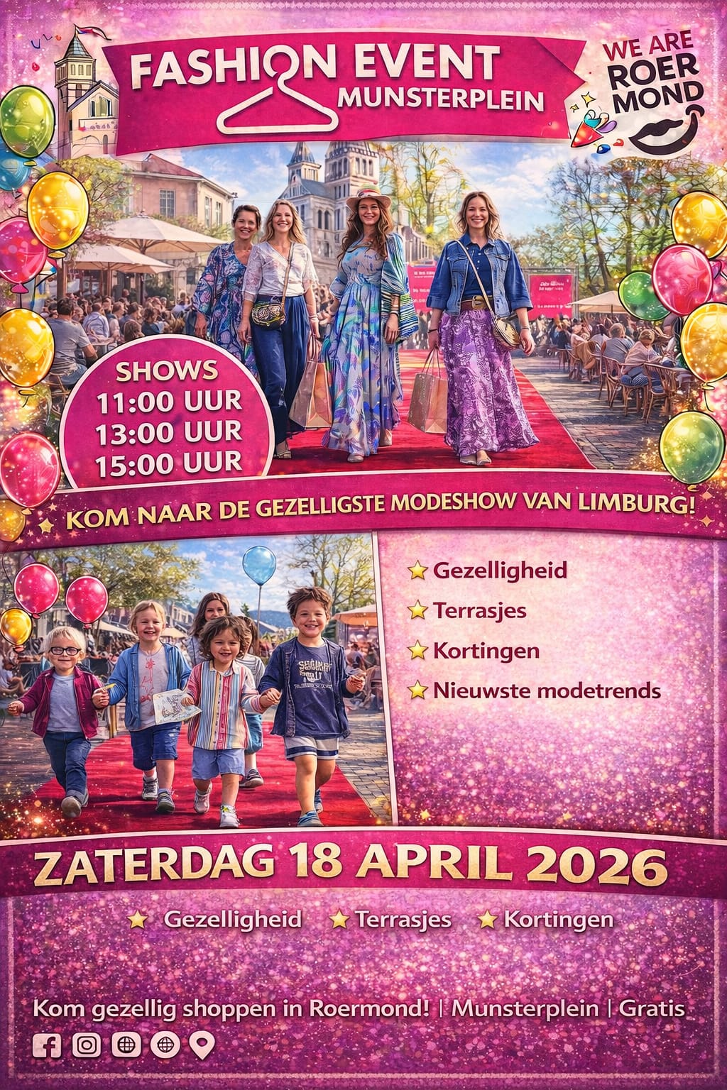 Fashion Event Roermond - zaterdag 18 april 2026