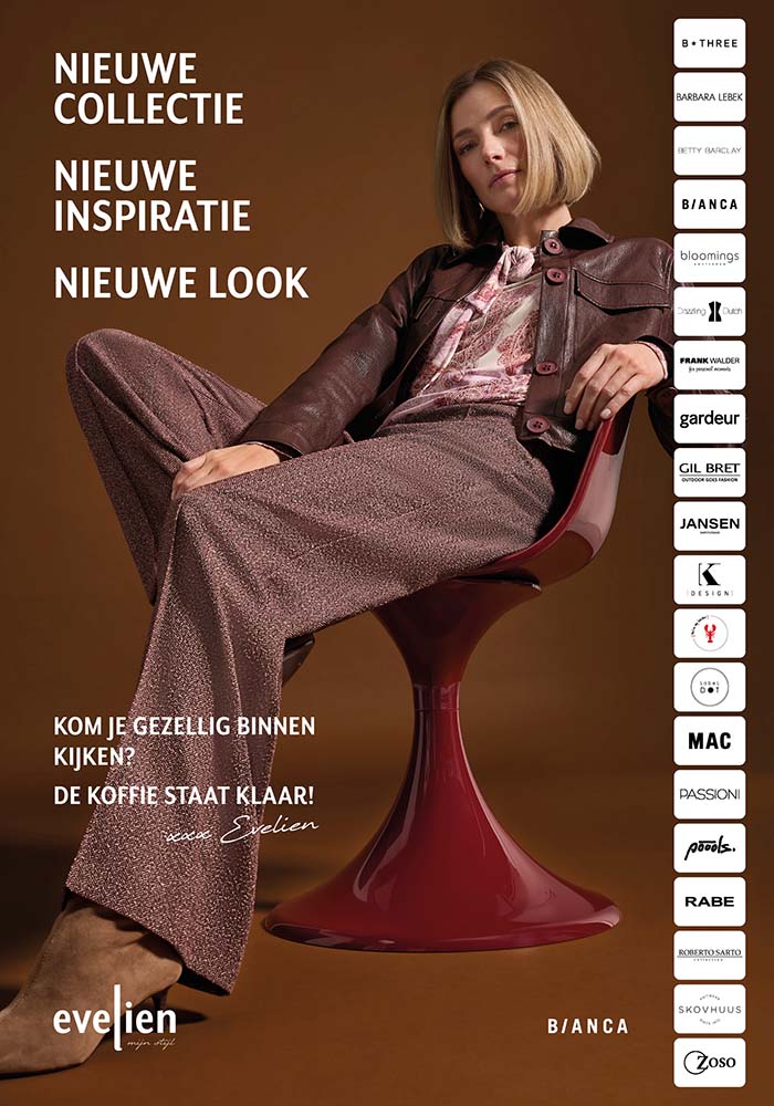 De nieuw herfstcollectie is binnen bij Evelien Mode in Roermond